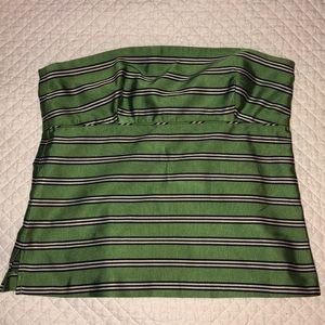 J. Crew Strapless Silk Top